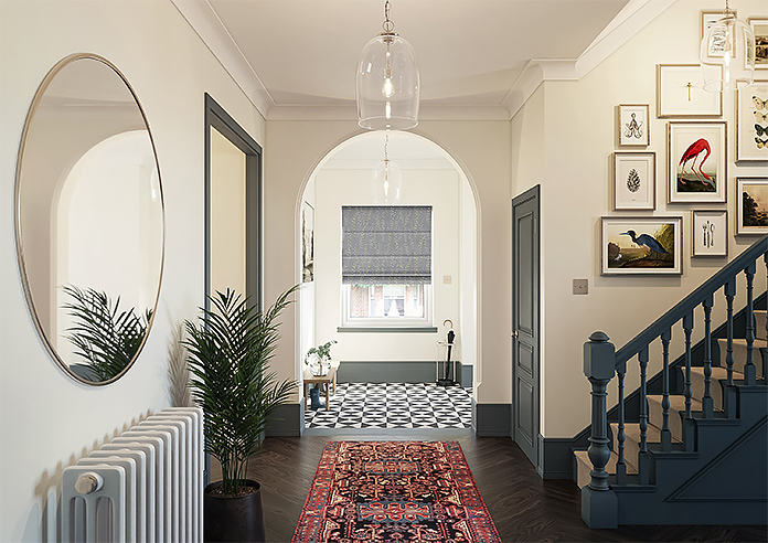 Willow Field, Stone Grey - Twist&Fit Roman Blind - Image 8